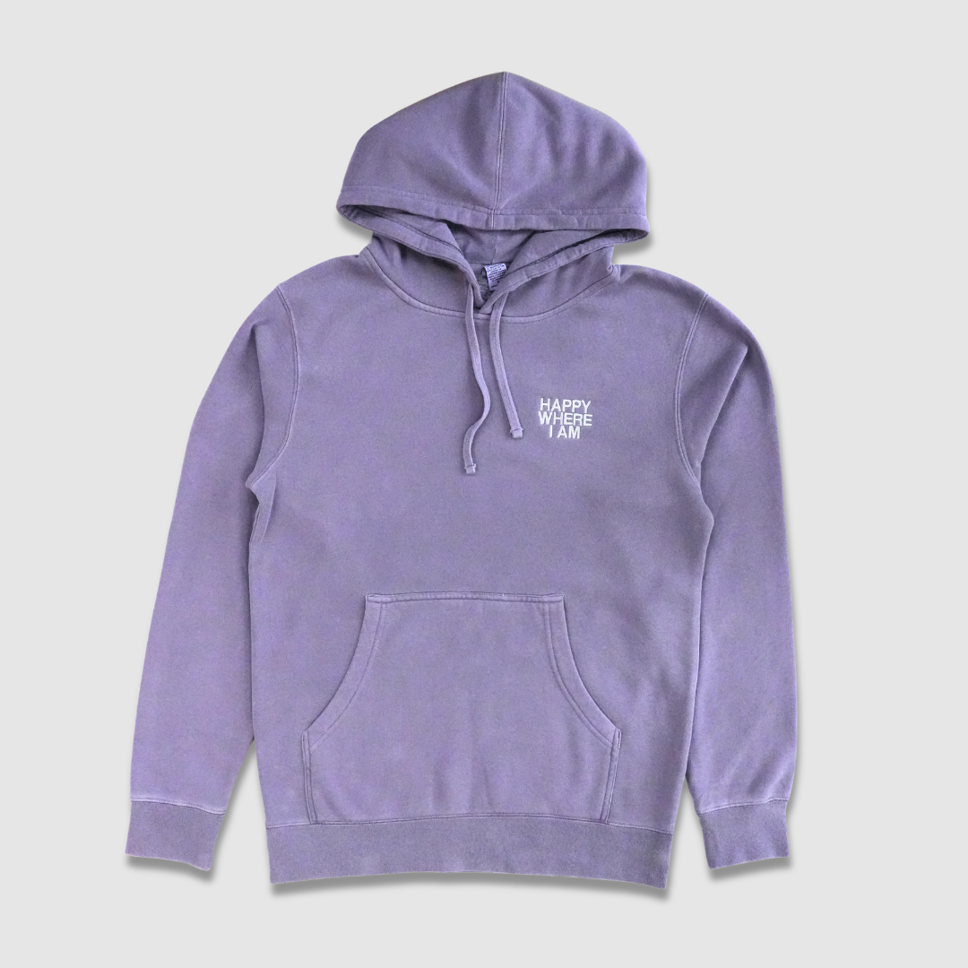 You Are Enough Hoodie-Plum