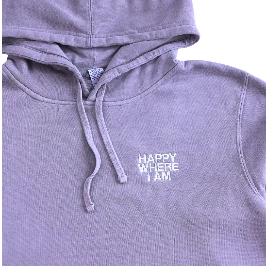 You Are Enough Hoodie-Plum