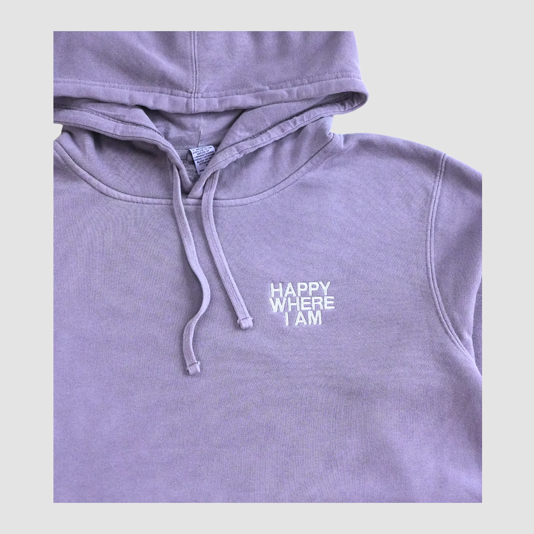 You Are Enough Hoodie-Plum