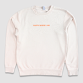 Classic Minimalist Midweight Crewneck-Ivory