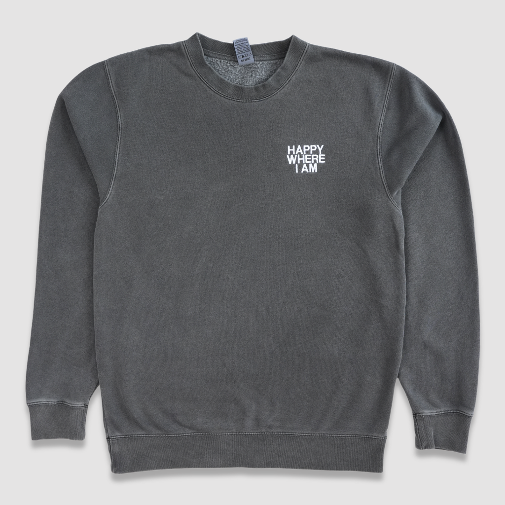 Classic Midweight Crewneck-Pepper