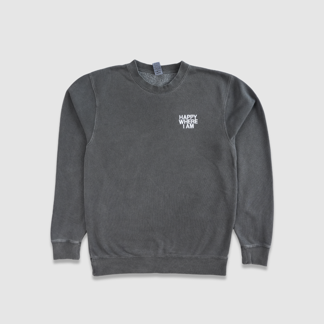 Classic Midweight Crewneck-Pepper