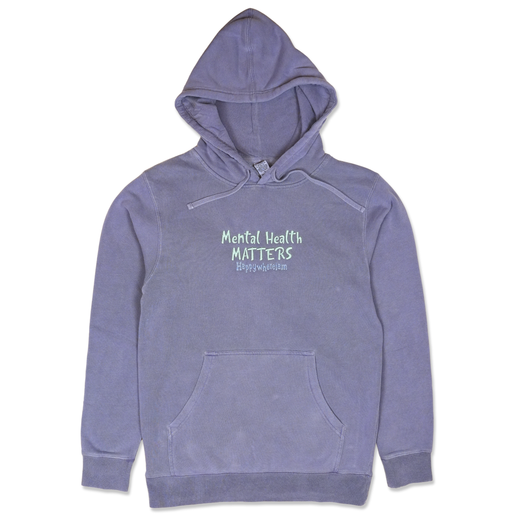 Its okay to not be okay Hoodie - Plum