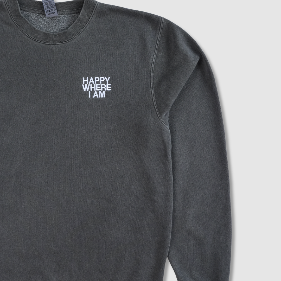 Classic Midweight Crewneck-Pepper