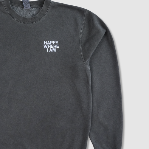 Classic Midweight Crewneck-Pepper