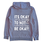 Its okay to not be okay Hoodie - Plum