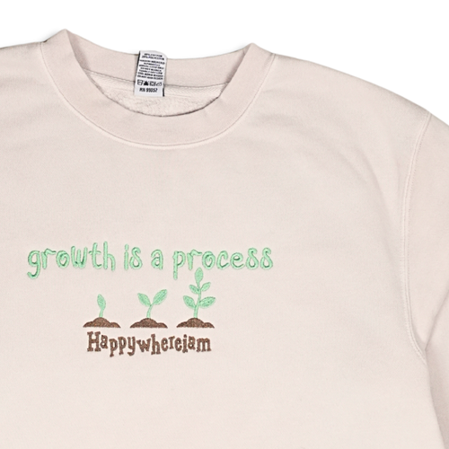 Growth is a process Crewneck