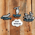 Faithful stickers - 4 pack