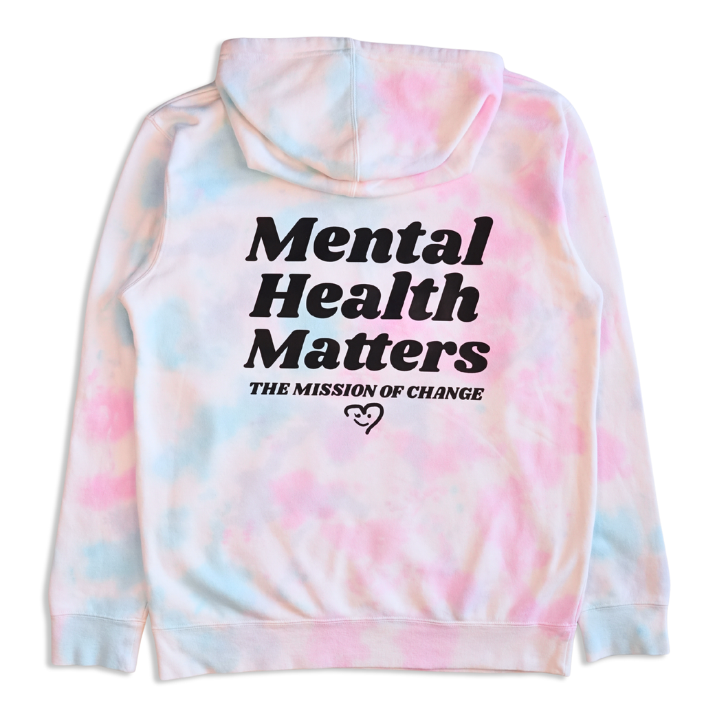 Mental health matters Hoodie - Tie die