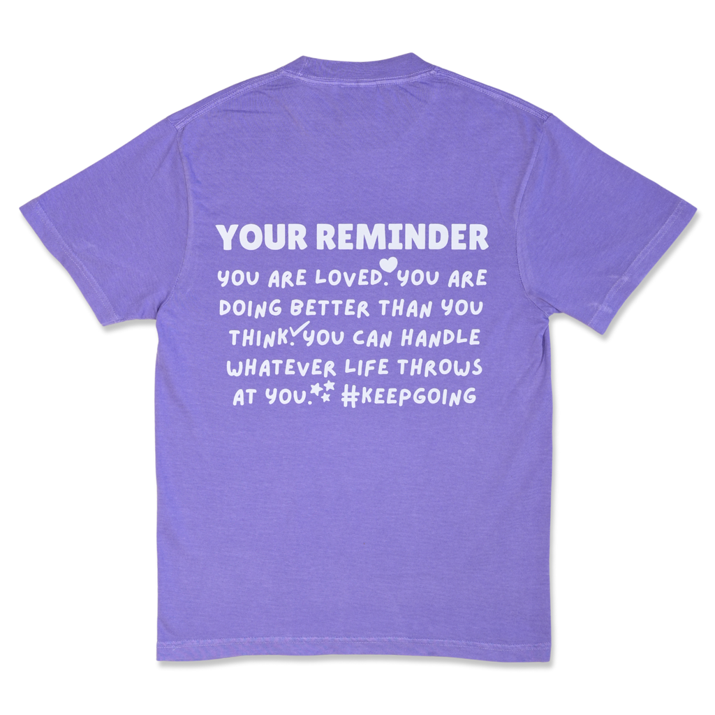 Your reminder T-shirt - Violet