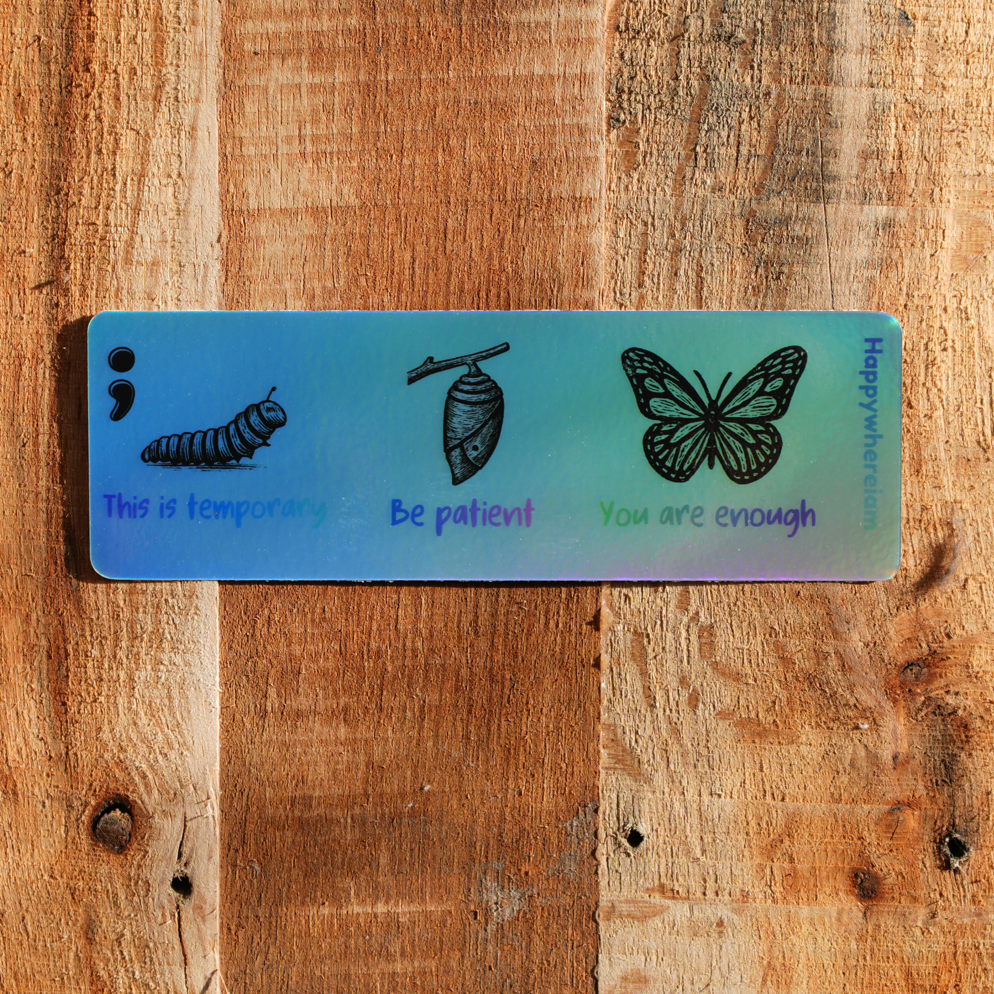Transformation Holographic sticker