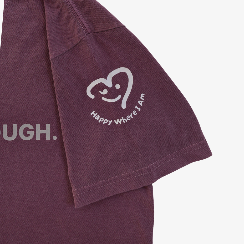 Enough T-shirt - Berry