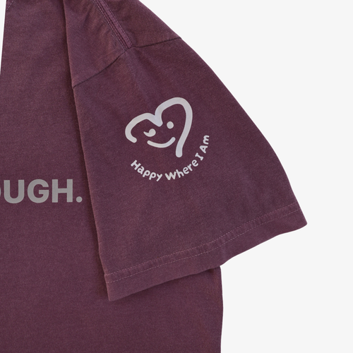 Enough T-shirt - Berry