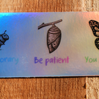 Transformation Holographic sticker