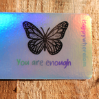 Transformation Holographic sticker